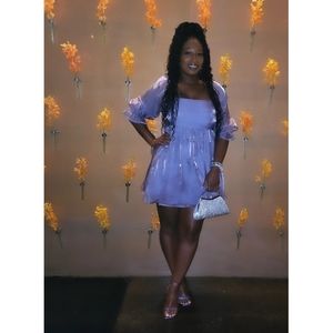 Purple Petals Dress.